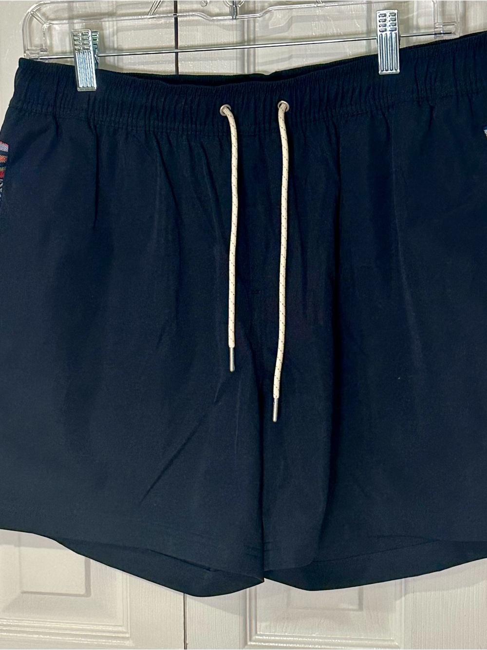 Men's Wowie Navy Athletic Drawstring Shorts | Large